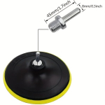 Poleerimiskomplekt, 6 tk, 12,7cm-6vnt