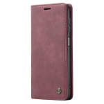 &bdquo;CaseMe&ldquo; Retro Tugev tahke kaaned - burgundi (Galaxy A34 5G)