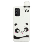 &bdquo;Squezy&ldquo; Panda K&otilde;va silikoon (TPU) kaaned - valge (Galaxy A14 5G)