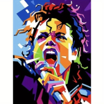 Teemanttikand Michael Jackson, 40x30cm