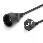 Aia pikendusjuhe 20m must ip20 16a 230v &uuml;he pistikupesa