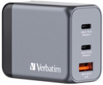 TELEFONI, CHARGER, WALL, Verbatim Gnc-100 Gan Charger 4 Ports 65wVerbatim GNC-65. Charger type: Indoor, Source type