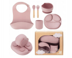 Silikoonist beebin&otilde;ude komplekt MoMi Ami, roosa