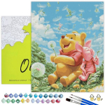 Maalid numbrite j&auml;rgi Raamil Oh Art!, Winnie Puhhi 40x50 cm