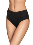 Orgaanilisest puuvillast klassikalised k&otilde;rgema pihaga alusp&uuml;ksid naistele Friends, must