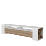 TV laud Kalune Design Sosruko, valge/pruun