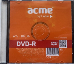 Acme DVD-R 4.7GB 16X slim box POINT