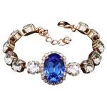 K&auml;ev&otilde;ru naistele DiamondSky &bdquo;Sofia II (Saphire)&ldquo; Swarovski kristallidega