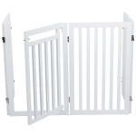 TRIXIE Barriere with door - 60/160 x 81 cm - White - For dog