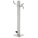 vidaXL veekraan aeda, roostevaba teras, &uuml;mar, 65 cm