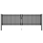 vidaXL aiav&auml;rav, teras, 4 x 1,25 m, antratsiithall