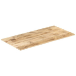 vidaXl lauaplaat tugevast mangopuidust 15&ndash;16 mm 120 x 60 cm