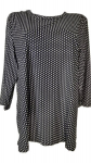 Naiste T-s&auml;rk, sinine, 4XL