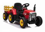Elektriline traktor haagisega XMX611, punane