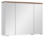 Vannitoa seinakapp Spek 80 cm, valge/pruun