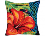 Tikkimiskomplekt padi "Hibiskuse&otilde;is" Collection D'Art 40x40cm