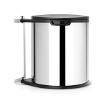 Brabantia pr&uuml;gikast kaanega 15L, l&auml;ikiv teras