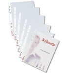 Taskud ESSELTE, A4, 55 &micro;m, l&auml;bipaistvad, 100 tk.