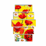 Viieosaline reproduktsioon Lilled