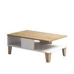 Diivanilaud Kalune Design Sumer O2040, pruun / valge