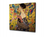 Reproduktsioon Lady with Fan (Gustav Klimt)