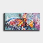 Reproduktsioon l&otilde;uendil Liblikas, 30x80 cm