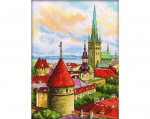 Ristpistes tikkimiskomplekt "Vanalinna tornid", 22 x 30, RTO