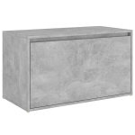 vidaXL esikupink 80 x 40 x 45 cm, betoonhall, puitlaastplaat