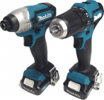MAKITA CLX224X juhtmeta kombineeritud komplekt