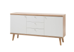 Kummut Imv Lena, 160x40xH83 cm, valge/tamm
