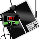 Soojendusmatt termostaadiga, Terrario Amantea 2.0, LED-ekraan, 14W, 28x28 cm