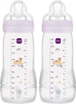MAM Easy Active lutipudel, roosa, 4+ kuud, 2 tk, 330 ml