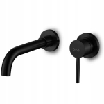 Seinasisene valamu segisti kraan vannituppa k&ouml;&ouml;ki must + box