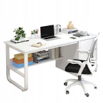 Noorte arvutilaua valge loft Skandinaavia suured riiulid 100 cm