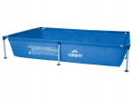 Crivit metallraamiga bassein 228x159x42 cm 1287l max - kasutatud
