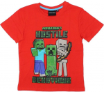 T-s&auml;rk poistele Minecraft, punane