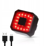Jalgratta tagumine led tuli usb