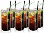 Termilised k&otilde;rged klaasid jookidele Cuba Libre 400ml mahladele veele 6 tk