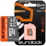 Microsd Hc m&auml;lukaart V30 U1 Class 10 64gb, m&otilde;eldud Ip Wifi kaameratele