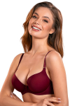 Vivisence 1041 bordoopunane 75A Push-up rinnahoidja