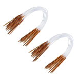 2X11 suurust 2,0 mm-5,0 mm 40 cm bambusest &uuml;mmargused vardad