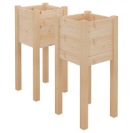 aia taimekast，&otilde;iepott，lillepott 2 tk, 31 x 31 x 70 cm, toekas m&auml;nnipuit CFE61659