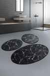 Vannitoavaipade komplekt Marble, 3 tk.