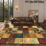 Sametne retro vaip, 78,74 * 118,11 colio / 200 * 300 cm