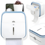 Seinale kinnitatav vannitoa paberijaotur ja v&auml;ikeste esemete korraldaja LIVMAN C2327