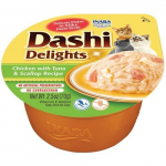 Inaba Dashi Delights t&auml;iskasvanud kassidele kanaga, tuunikalaga ja kammkarpidega, 70 g