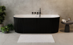 Vann Besco Leya B&W, 150 x 75 cm, kuldse korgiga