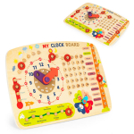 Puidust manipuleerimislaud lastele, kalendrikell Ecotoys