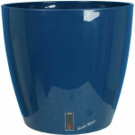 RIVIERA EVA NEW round flower box - Plastic - Diameter 46 cm - Blue