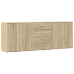 puhvetkapid 3 tk,lisakapp Sonoma tamm, tehispuit CFE306556